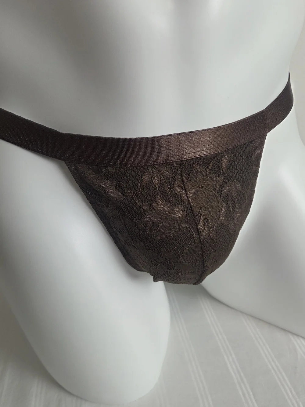 Cosabella Brown Lace Men's Thong